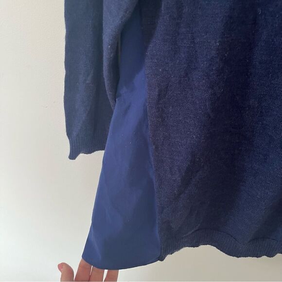 Smartwool “Palisade Trail” Navy Merino Blend Lightweight Pullover Sweater. - Picture 5 of 6